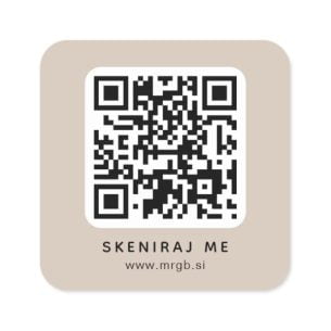 QR koda – nalepka